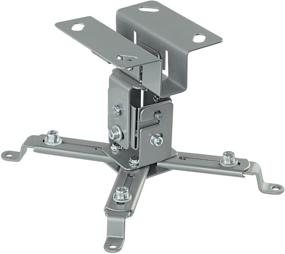 img 3 attached to Universal Silver Projector Ceiling Mount - Adjustable Bracket Design 📽️ for Epson, Optoma, Benq, ViewSonic LCD/DLP Projectors - 44lb Load Capacity