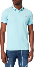 img 4 attached to Поло Superdry Poolside Pique Polo Eclipse Men's Clothing for Shirts