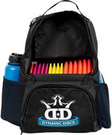 durable and lightweight cadet disc golf backpack by dynamic discs - holds 17+ discs, ideal for beginners (discs not included) логотип