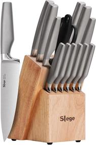 img 4 attached to Kitchen Stainless Knives Professional Multipurpose