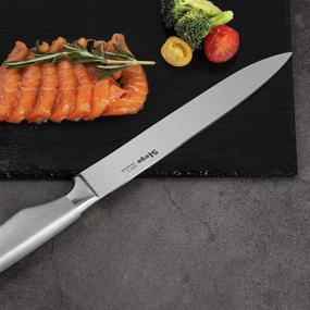 img 1 attached to Kitchen Stainless Knives Professional Multipurpose