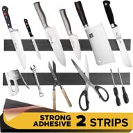 🧲 versatile adhesive magnetic strip: organize & store knives, utensils, and tools in kitchen and garage logo