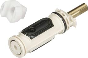 img 3 attached to 💧 High-Quality 1222 Replacement Cartridge for Moen Single-Handle Posi-Temp Faucets, Includes Silicone Oil - Brass and Plastic Construction