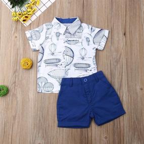 img 3 attached to 👔 Gentleman Flamingo T-Shirt Set for Boys, Ages 3-4, in Clothing