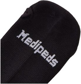 img 1 attached to 🧦 Discover the Comfort and Support of MediPEDS Men's 4 Pack Mild Compression Over The Calf Socks