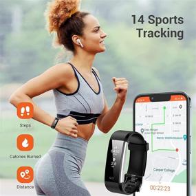 img 2 attached to 🏋️ Y&L Fitness Tracker: Heart Rate & Sleep Monitor, Waterproof Watch for Women & Men - Step Counter & Pedometer