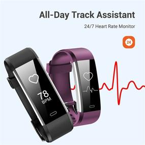 img 1 attached to 🏋️ Y&L Fitness Tracker: Heart Rate & Sleep Monitor, Waterproof Watch for Women & Men - Step Counter & Pedometer