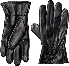 img 3 attached to 🧤 Превосходные оригинальные кожаные водительские перчатки: добавьте штрих изысканности в мужские аксессуары