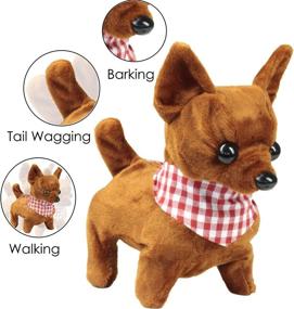 img 3 attached to Haktoys Operated Tail Wagging Mechanical Electronic: The Ultimate Interactive Pet Toy
