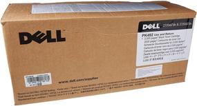 img 1 attached to Dell PK492 Black Toner Cartridge: Ideal for 2330d/dn, 2350d/dn Laser Printers