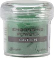 ranger green embossing powder: 1-ounce jar for stunning embossed designs logo