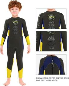 img 1 attached to Happy Cherry Neoprene Swimsuit Protection Sports & Fitness for Water Sports