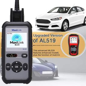 img 2 attached to 🔍 Autel ML529 OBD2 Scanner - Full OBD2 Functions, Engine Light Turn-off, O2 Sensor Test, AutoVin, DTC Lookup, Free Online Update