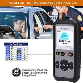 img 1 attached to 🔍 Autel ML529 OBD2 Scanner - Full OBD2 Functions, Engine Light Turn-off, O2 Sensor Test, AutoVin, DTC Lookup, Free Online Update