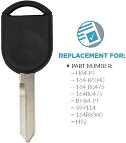 img 1 attached to Keyless2Go 80 Бита Транспондерного Зажигания Ключ для автомобиля H92 H84 H85 Незаточенная Замена (2 шт)