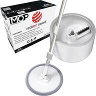 🧹 efficient venetio imop spin mop and bucket floor cleaning system with water filtration spinner - perfect for wood, hardwood, laminate, tile, and pet owners (1 pad) logo