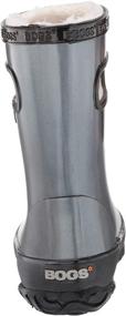 img 2 attached to Ultimate Style and Durability: BOGS Skipper Rainboot Metalic Plush Steel Boys' Shoes