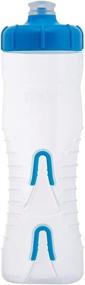 img 1 attached to Fabric Cageless Water Bottle: 750ml Clear/Blue - The Ultimate Hydration Solution