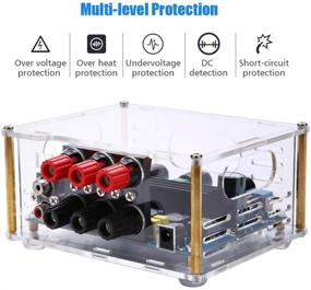 img 1 attached to 🔊 High Performance 3-Channel Digital Power Amplifier Board: Heavy Bass, 100dB, 250W/1100W