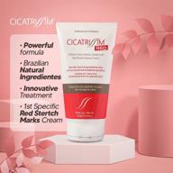 🤰 cicatrissm stretch mark remover cream - pregnancy and postpartum tummy care - belly butter for reducing red and purple stretch marks - effective skin treatment to fade and remove marks logo
