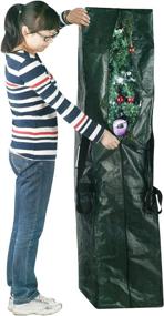 img 2 attached to Premium Green Christmas Bag for Extra Large 9-Foot Tree Storage - Elf Stor 83-DT5512 Holiday