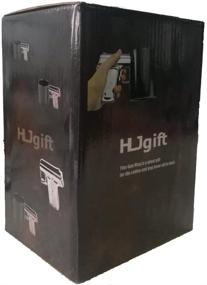 img 1 attached to 🔫 HLJgift Novelty Ceramic Coffee Mugs: Gun Mugs Pistol Cup - Perfect Black & Silver Gift!