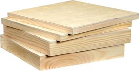 img 2 attached to Artlicious 12x12 Wood Panel Boards: Superior Quality & Value for Artists, a Versatile Alternative to Canvas Panels, Stretched Canvas & Canvas Rolls