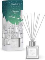 🎄 get in the holiday spirit with bago home christmas collection oil reed diffuser set - christmas tree, 90 ml 3 oz! logo
