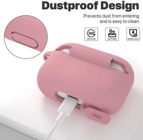 img 1 attached to 💪 ATUAT Silicone Cover for AirPods Pro (2019) - Ultimate Protection and Compatibility