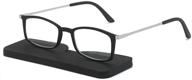 👓 viseng 2 pairs compact slim mini metal reading glasses - lightweight & portable readers with glasses case for reading logo