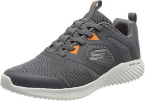 img 4 attached to Skechers Bounder Degree Лоуфер Черные мужские туфли: Стильные лоаферы и слипоны для каждого случая.