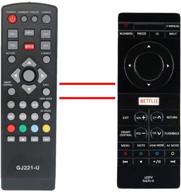 📺 econtrolly gj221-u replaced remote control: perfect fit for sharp 4k tv lc-43ub30u, lc-50ub30u, lc-55ub30u, and lc-65ub30u lcd tvs logo