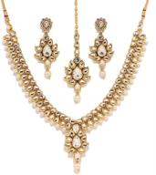 💍 exquisite bindhani indian style kundan bridal jewelry set logo