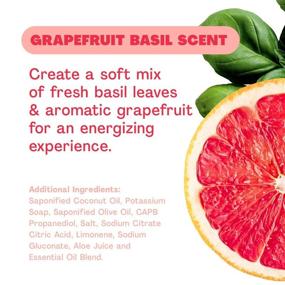 img 2 attached to Жидкое мыло Grapefruit Basil наливом - 32 унции, Cruelty Free, увлажняющее, биоразлагаемое, экологичное от Cleancult