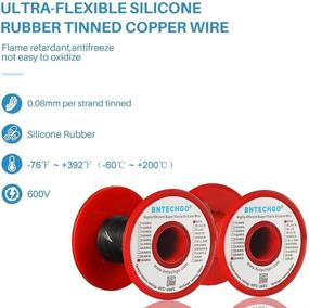 img 4 attached to BNTECHGO Silicone Flexible Stranded Copper Industrial Electrical