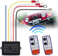 🏞️ enhance your winching experience: waterwich 2pcs wireless winch remote control kit 12v for truck jeep atv suv logo