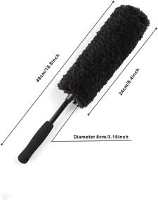 img 3 attached to 🔧 Efficient Microfibre Wheel Brush for Gentle and Safe Cleaning of Your Wheels