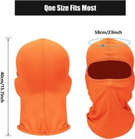 img 3 attached to Ultimate UV Protection: 6-Piece Face Balaclava Ski Mask to Shield Women and Men during Outdoor Sports