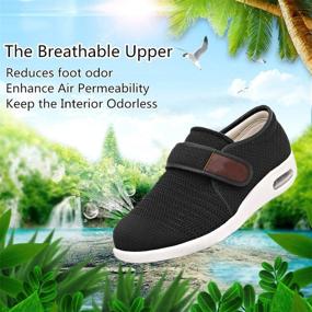 img 2 attached to Breathable Orthopedic Athletic Men's Shoes: Adjustable Secret Slippers