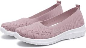 img 3 attached to AKINGIO Athletic Lightweight Breathable Sneakers Women's Shoes for Athletic