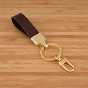 img 3 attached to 🔑 Premium Richbud Leather Lobster Swivel Keychain: Style, Durability, and Functionality Combined