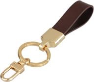 🔑 premium richbud leather lobster swivel keychain: style, durability, and functionality combined logo