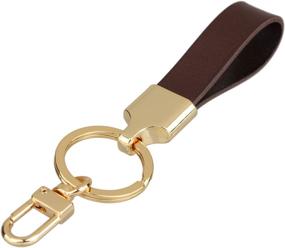 img 4 attached to 🔑 Premium Richbud Leather Lobster Swivel Keychain: Style, Durability, and Functionality Combined