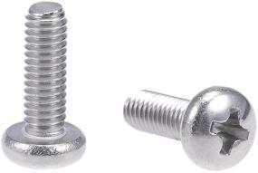 img 3 attached to 🔒 Uxcell M4x12mm Phillips Stainless Fasteners: Secure, Reliable, and Durable Solution