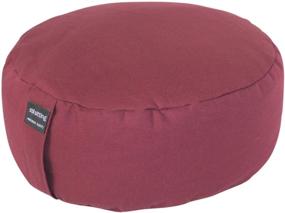 img 3 attached to 🧘 Enhance Your Meditation Practice with the Still Sitting Meditation Cushion Set (2 Piece Zafu and Zabuton) in Burgundy