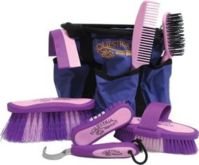 img 1 attached to 🐎 Pamper Your Pony with the Equestria 8 Piece Grooming Set in Stunning Purple