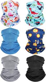 img 4 attached to 🏻 Boao Non-Slip Balaclava Bandanas for Girls: A Must-Have Accessory