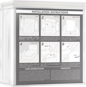 img 2 attached to 🛏️ HOSPITOLOGY PRODUCTS Mattress Encasement - Bed Bug & Dust Mite Proof - Queen Size - Waterproof & Hypoallergenic - Zippered Sleep Defense System