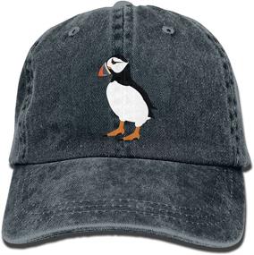 img 1 attached to GQOP Puffin Adjustable Baseball Trucker Outdoor Recreation for Outdoor Clothing