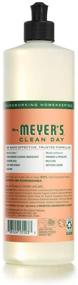 img 2 attached to 🍽️ Mrs. Meyer´s Clean Day Dish Soap, Geranium, 16 fl oz, Pack of 3